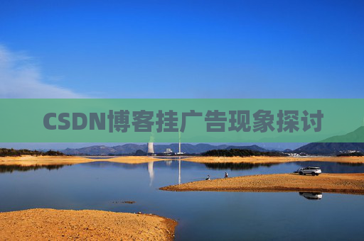 CSDN博客挂广告现象探讨